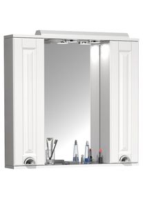Vcm, Badspiegel &raquo;Spiegelschrank Bad Spiegel Casalo XL&laquo;, Wei&szlig;, Wei&szlig;