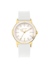 SURI FREY, Damen, Quarzuhr &raquo;Armbanduhr SFY Emmy&laquo;, Wei&szlig;, Wei&szlig;, Angenehmes Silikonband mit Dornschlie&szlig;e.