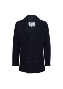 Casual Friday, Herren, Wollmantel &raquo;Wollmantel CFVILMER wool mix peacoat&laquo;, Dark Navy, L, Dark Navy, Moderner Mantel