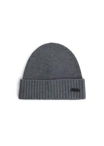 BOSS, Herren, Beanie &raquo;M&uuml;tze Fati&laquo;, Mittelgrau, Mittelgrau, BOSS Strickm&uuml;tze f&uuml;r Herren
