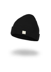 Blend, Herren, Strickm&uuml;tze &raquo;Strickm&uuml;tze BHScam&laquo;, Black, Black, M&uuml;tze mit Logobadge