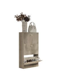 Vcm, Schuhschrank &raquo;Holz Regal Schuhschrank Schuhkipper Serie Sipos L&laquo;, Honig-Eiche, Honig-Eiche