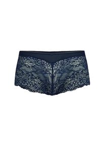 Calida, Damen, Panty &raquo;Sensual Secrets&laquo; mit zarter, leicht transparenter Spitze, peacoat blue, L (48/50), Damen Slip von Calida