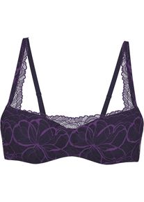 Triumph, Balconette-BH &raquo;Body Make-Up Illusion Lace&laquo; Komfort B&uuml;gel, gepolstert, weiche Spitze, PRUSSIAN BLUE, Cup C, 70 -Cup C, Balconette-BH