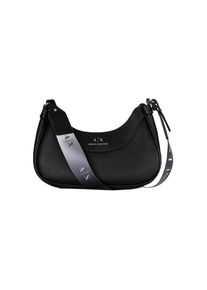 Armani Exchange, Damen, Umh&auml;ngetasche &raquo;Umh&auml;ngetasche Wave Hobo S&laquo;, Schwarz, Schwarz, A X Armani Exchange Damen Umh&auml;ngetasche