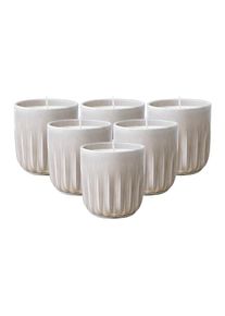 like. by Villeroy & Boch, Duftkerze &raquo;Duftkerzen Beach Vibes Perlemor Home Sand &oslash; 8, 5 x 9 cm 6er Set beige&laquo;, beige, beige