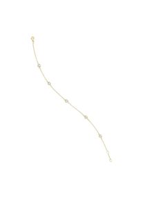 ONE ELEMENT, Damen, Goldarmband &raquo;0, 18 ct Diamant Brillant Armband Rundankerkette aus 585 Gelbgold 19 cm&laquo;, gold, gold, mit Liebe gefertigt aus 585 