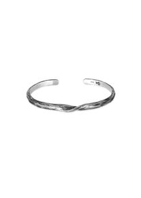 HAZE & GLORY, Damen, Armreif &raquo;Armband Armreif - Twist 925 Silber&laquo;, Silber, Silber, Verspielter Armreif im angesagten Vintage Style