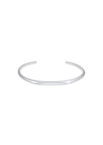 Elli Premium, Damen, Armreif &raquo;Armband Armreif Offen Verstellbar Basic 925 Silber&laquo;, Silber, Silber, Schlichter Armschmuck f&uuml;r Damen