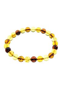 OSTSEE-SCHMUCK, Damen, Armband &raquo;- Kugel 8 mm - Bernstein -, &laquo;, mehrfarbig, mehrfarbig, sch&ouml;nes Bernsteinarmband