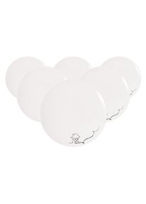 Villeroy & Boch Villeroy & Boch, Fr&uuml;hst&uuml;cksteller &raquo;Fr&uuml;hst&uuml;cksteller Statement Lines &oslash; 21, 2 cm 6er Set wei&szlig;&laquo;, wei&szlig;, wei&szlig;