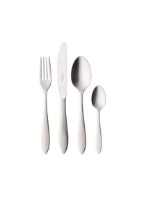 Villeroy & Boch Villeroy & Boch, Besteck-Set &raquo;Tafelbesteck geb&uuml;rstet Arthur 24er Set grau&laquo;, grau, grau