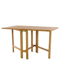 Vcm, Gartentisch &raquo;Balkontisch Gartentisch Tisch Klapptisch Holz Teak&laquo;, Braun, Braun