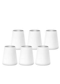 St&ouml;lzle, Glas &raquo;Becher Power 380 ml 6er Set&laquo;, Wei&szlig;-Silber, Glas, Wei&szlig;-Silber