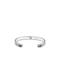 HAZE & GLORY, Damen, Armkette &raquo;Armband Armreif Synthetischer Smaragd Gr&uuml;n 925 Sterling Silber&laquo;, Silber, Silber, Armband f&uuml;r Herren mit synthetischem 