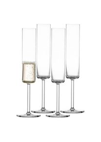 Schott Zwiesel SCHOTT-ZWIESEL, Sektglas &raquo;Sektgl&auml;ser Modo 163 ml 4er Set transparent&laquo;, transparent, Glas, transparent