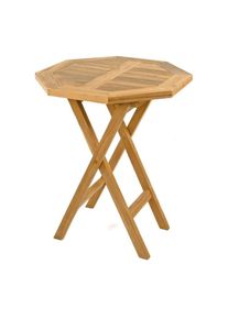 Vcm, Gartentisch &raquo;Balkontisch Gartentisch Beistelltisch Teakholz&laquo;, Braun, Braun