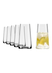 St&ouml;lzle, Longdrinkglas &raquo;Longdrinkgl&auml;ser Power 458 ml 6er Set transparent&laquo;, transparent, Glas, transparent
