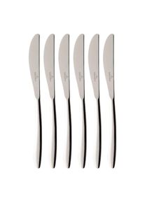 Villeroy & Boch Villeroy & Boch, Tafelmesser &raquo;Tafelmesser SoftWave 23, 7 cm 6er Set silber&laquo;, silber, 6 tlg., silber
