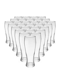 Van Well, Bierglas &raquo;Weizenbiergl&auml;ser (geeicht) Bavaria 0, 5 l 30er Set transparent&laquo;, transparent, Glas, transparent