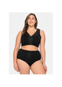 sheego, Damen, B&uuml;gelloser BH 1, schwarz, 90 - Cup C, bequeme Bustierform