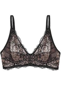 Triumph, Damen, B&uuml;gelloser BH &raquo;Amourette Charm&laquo; Strech-Spitze, tiefer V-Ausschnitt, BLACK, Cup C, 80 -Cup C, BLACK, Spitzen-BH von Triumph