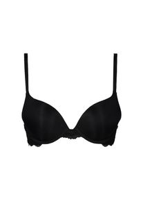 After Eden, Push-up-BH &raquo;TESS&laquo; mit Schale, mit B&uuml;gel, mit Spitze, breite Tr&auml;ger, feminin, bequem, black, Cup A, 70 -Cup A, Push-up-BH