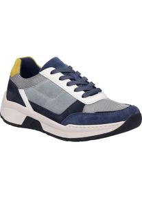 Josef Seibel, Herren, Sneaker &raquo;Mitchell 10, blau-multi&laquo;, blau-multi, 41, Herren-Sneaker aus Leder + Textil