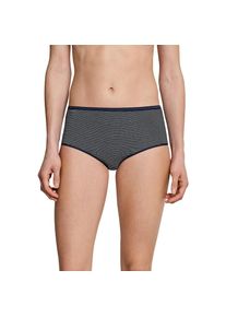 Schiesser, Damen, Midislip &raquo;Modal Essentials&laquo; 2er Pack, Glanzgarn-Details, weicher Bund, Basic, 804-nachtblau, 42, 804-nachtblau, Damenslip von 