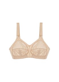 Triumph, Damen, B&uuml;gelloser BH &raquo;Doreen X&laquo; mit Spitzendetails, NATUR, Cup C, 80 - Cup C, NATUR, und R&uuml;ckteil geben maximalen Komfort-