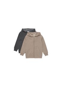 Minymo, Herren, Kapuzenpullover &raquo;Kapuzensweatjacke MISweat&laquo;, Fossil, 146, Fossil, Sweatshirtjacke mit Kapuze