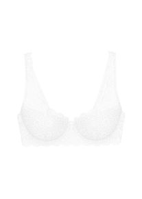 Triumph, Balconette-BH &raquo;Amourette&laquo; Stretch-Spitze, weich, feminin, breite Tr&auml;ger, WHITE, Cup A, 70 - Cup A, Balconette-BH