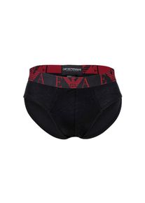 Emporio Armani, Herren, Slip &raquo;Slip Bold Monogram 3er Pack&laquo;, Schwarz, L, Schwarz, Emporio Armani Herren Slips im 3er Pack