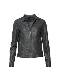 Mustang, Damen, Lederjacke &raquo;Lederjacke Blanca&laquo;, anthra, 3XL, anthra, schlichte Rei&szlig;verschlussjacke, Trachtenmode