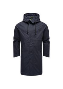 Stone Harbour, Herren, Kurzmantel &raquo;Kurzmantel Yaroon&laquo; Cooler Herren &Uuml;bergangsmantel mit gro&szlig;er Kapuze, Navy, M, Navy, Urbaner Herren Parka im Utility-