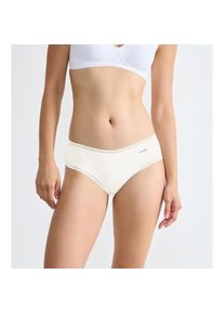 Sloggi, Damen, Hipster &raquo;GO Crush&laquo; 3er Pack, Spitze, elastisch, weich, Multipack, Baumwollmix, silk white, L, silk white, Slip von Sloggi