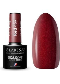 Claresa, Nagellack, UV LED Nagellack Kollektion Hybrid Manik&uuml;re Soak Off - Rote Farbe Nr. 439 5ml (Red, UV-Gel Lack)