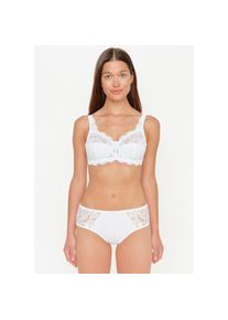 SuSa, Damen, B&uuml;gelloser BH &raquo;Latina&laquo; 2er Pack, zarte Spitze, atmungsaktiv, elastisch, bequem, BH-Set, wei&szlig;, Cup B, 100 -Cup B, wei&szlig;, Damen-BH-Set von 