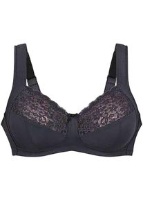 Anita since 1886, Damen, Entlastungs-BH &raquo;Havanna&laquo; Komforttr&auml;ger, mit Spitze, Zierschleife, breite Tr&auml;ger, ohne B&uuml;gel, shadow blue, 105 - Cup C, Soft-
