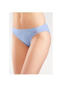 s.Oliver, Damen, Bikinislip 3er-Pack, aus elastischer Baumwoll-Qualit&auml;t, blaufarben, 36/38 (M), blaufarben, s.Oliver Bikinislips im 3er Pack