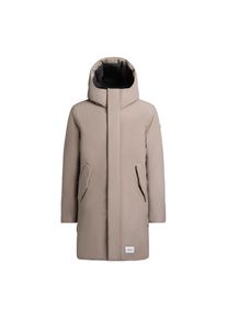 Khujo, Damen, Wintermantel &raquo;Wintermantel Fogg&laquo;, Greige, M, Greige, Herren Wintermantel mit verstellbarer Kapuze