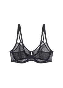 Triumph, Minimizer-BH &raquo;Signature Sheer&laquo; verkleinert die Brust optisch um eine Cup-Gr&ouml;&szlig;e, Spitze, BLACK, Cup F, 70 - Cup F, Minimizer-BH