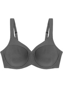 Triumph, Minimizer-BH &raquo;Modern Soft+Cotton&laquo; verkleinert die Brust optisch um eine Cup-Gr&ouml;&szlig;e, BLACK, 85 - Cup D