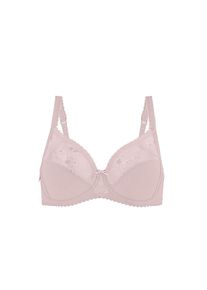 Conturelle, B&uuml;gel-BH &raquo;Mille Fleurs&laquo; Dekorativer Au&szlig;entr&auml;ger in High-Apex-Optik ist l&auml;ngenverstellbar, Purple Lotion, Cup H, 90 -Cup H, B&uuml;gel-BH