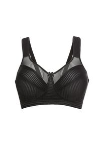 bonprix, Damen, Minimizer-BH &raquo;Minimizer-BH ohne B&uuml;gel mit gepolsterten Tr&auml;gern&laquo; Minimizer-BH ohne B&uuml;gel mit gepolsterten Tr&auml;gern, schwarz, Cup C, 85 -