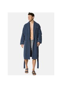 Babista, Damen, Hausanzug &raquo;Bademantel ADALTOLLI&laquo;, dunkelblau, dunkelblau, Bademantel ADALTOLLI mit Schalkragen