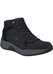 Josef Seibel, Herren, Sneaker &raquo;Mitchell 55, schwarz&laquo;, schwarz, 47, Herren-Sneaker aus Leder + Textil