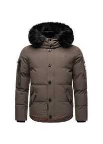Stone Harbour, Herren, Wintermantel &raquo;Winterjacke Halvaar&laquo;, Anthracite mit schwarzem Fell, XXL, Anthracite mit schwarzem Fell, Urbaner Herren 
