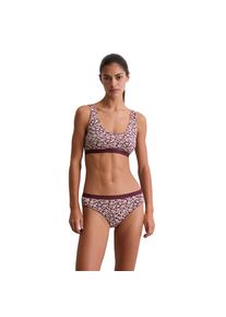 Marc O'Polo Marc O'Polo, Damen, H&uuml;ftslip &raquo;Essentials&laquo; 3er Pack, Baumwollmix, elastischer Bund, atmungsaktiv, kirschrot/dunkles mauve/kirsch-print, XS, kirschrot/