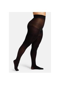 Camano, Damen, Feinstrumpfhose &raquo;fine curvy&laquo; 60 Curvy-Tights, matt, extra breiter Bund, schwarz, 48/50, schwarz, Damenstrumpfhose von Camano
